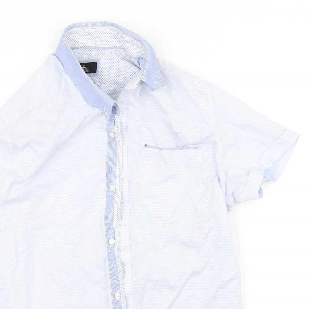 NEXT Mens Blue    Dress Shirt Size M