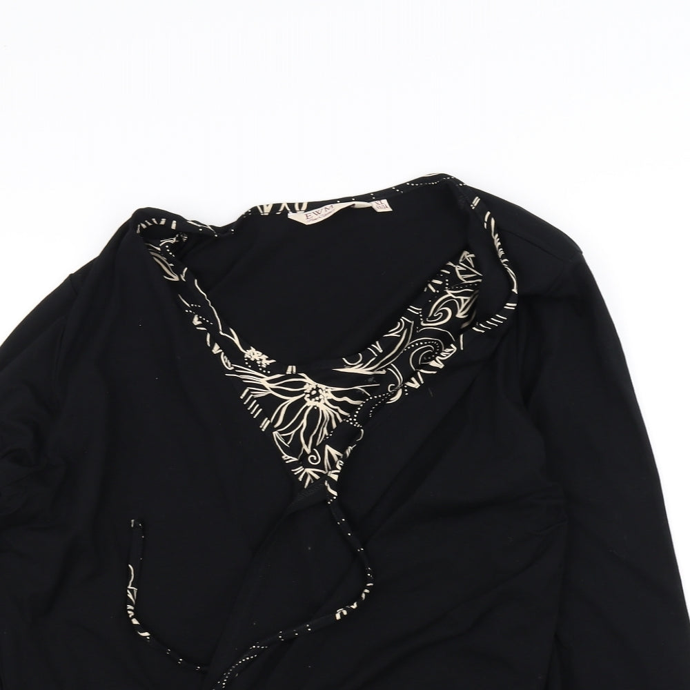 EWM Womens Black   Basic T-Shirt Size 22