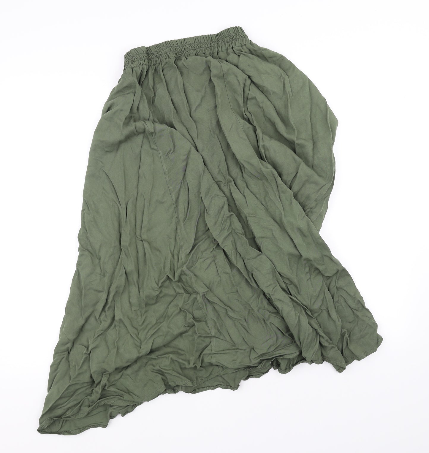 Boohoo Womens Green   A-Line Skirt Size 22