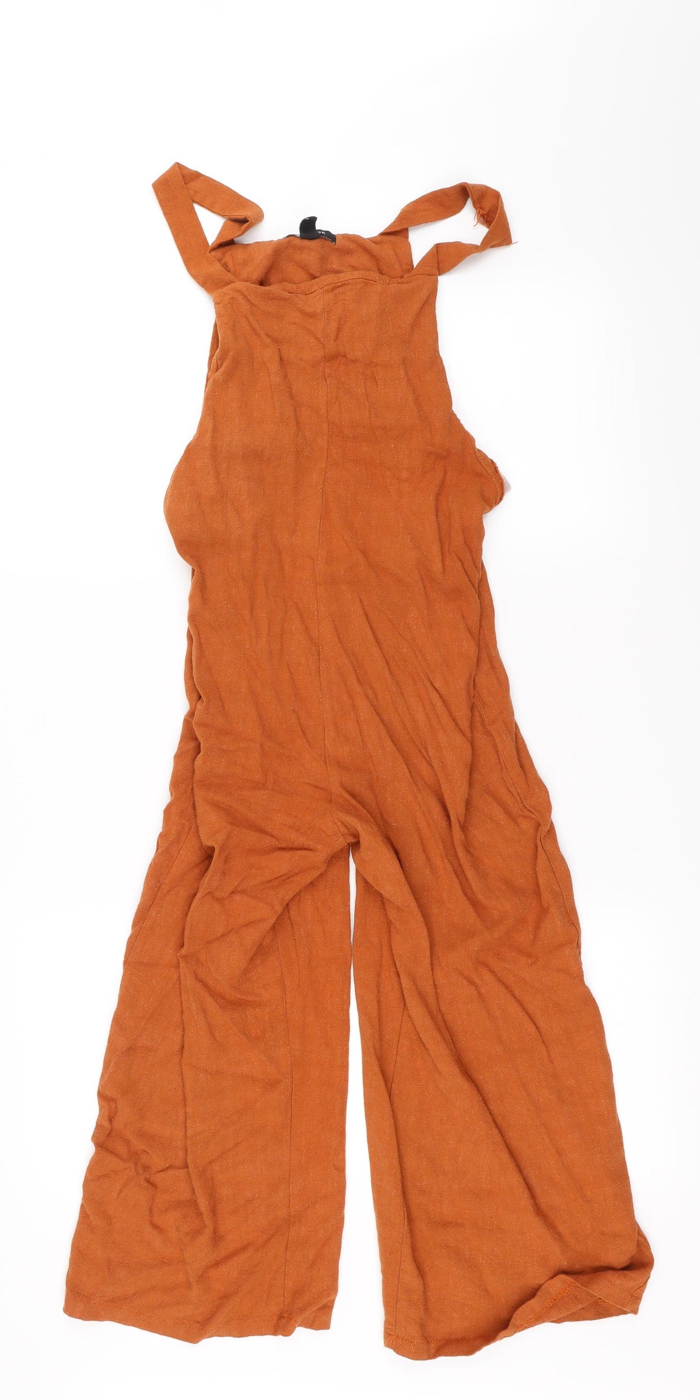 New Look Womens Orange   Bodysuit One-Piece Size 12
