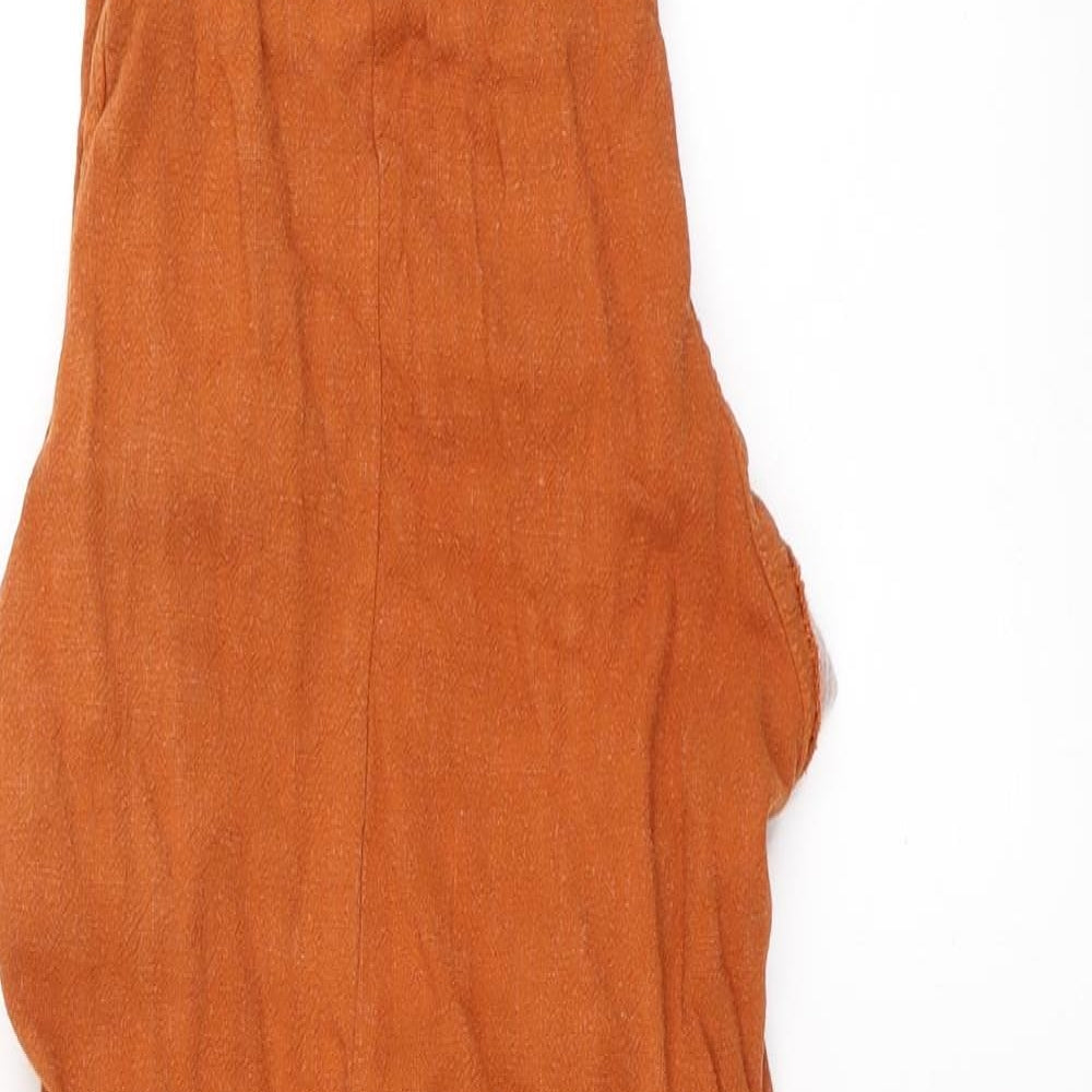 New Look Womens Orange   Bodysuit One-Piece Size 12