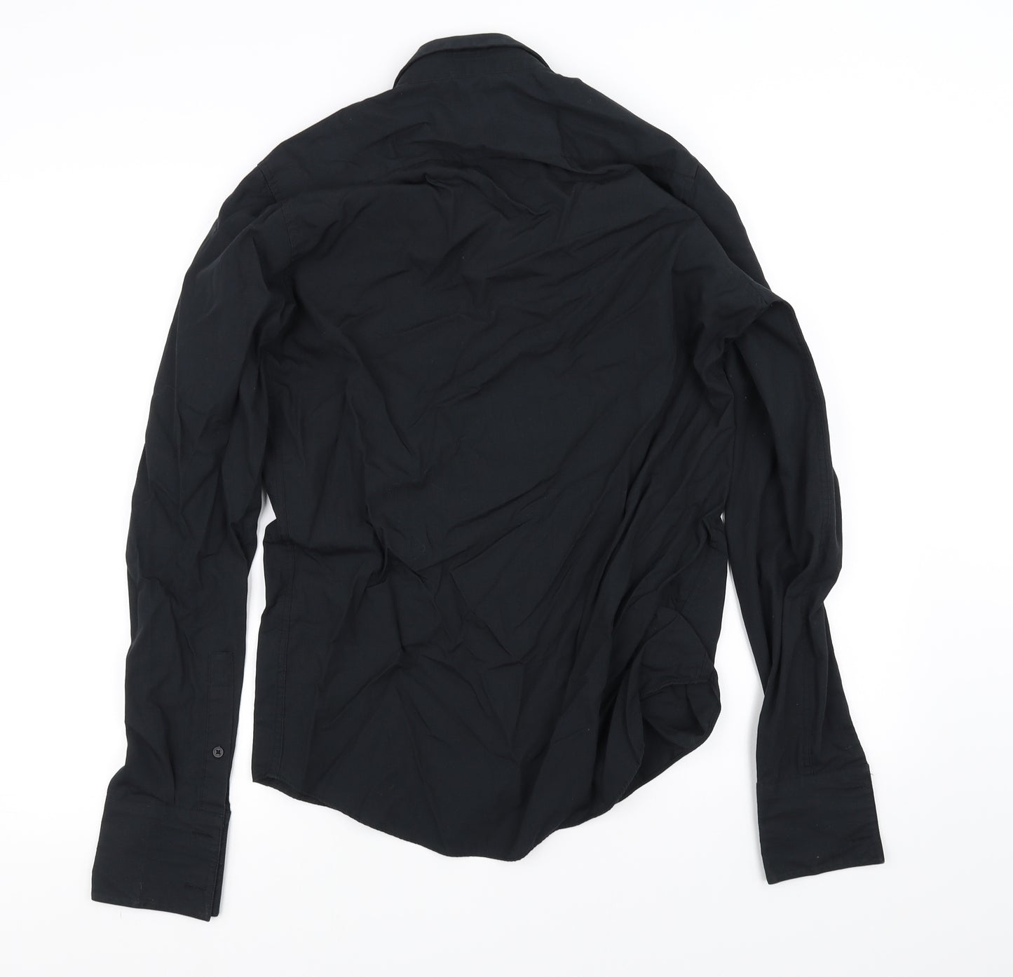 Topman Mens Black    Dress Shirt Size S