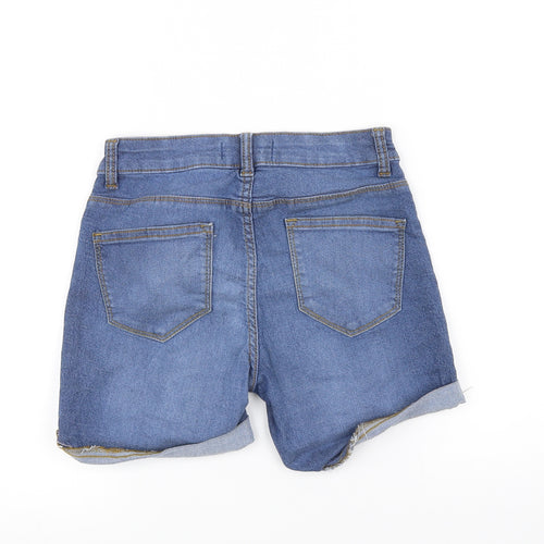 DENIMCO Womens Blue   Chino Shorts Size 4