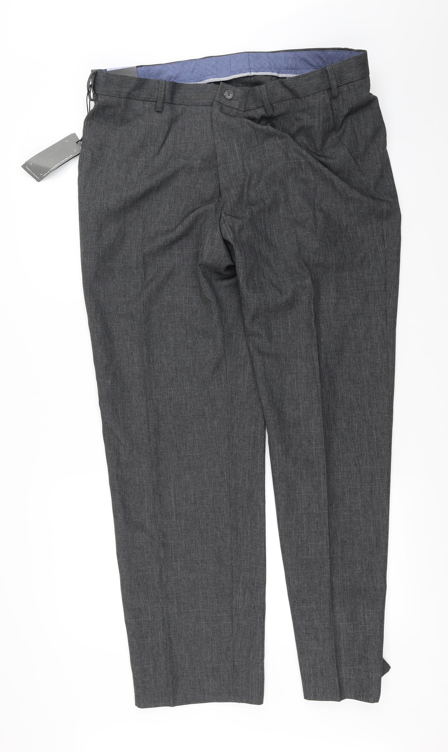 Marks and Spencer Mens Grey   Trousers  Size 40 L32 in