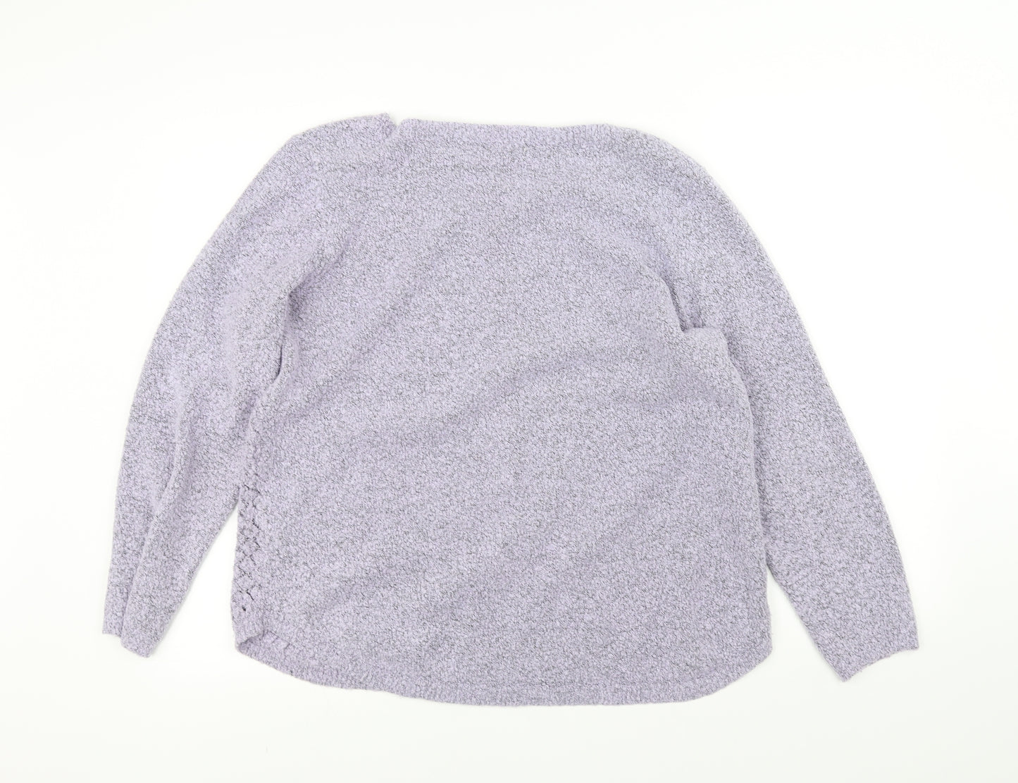 M&Co Womens Purple   Pullover Jumper Size 20