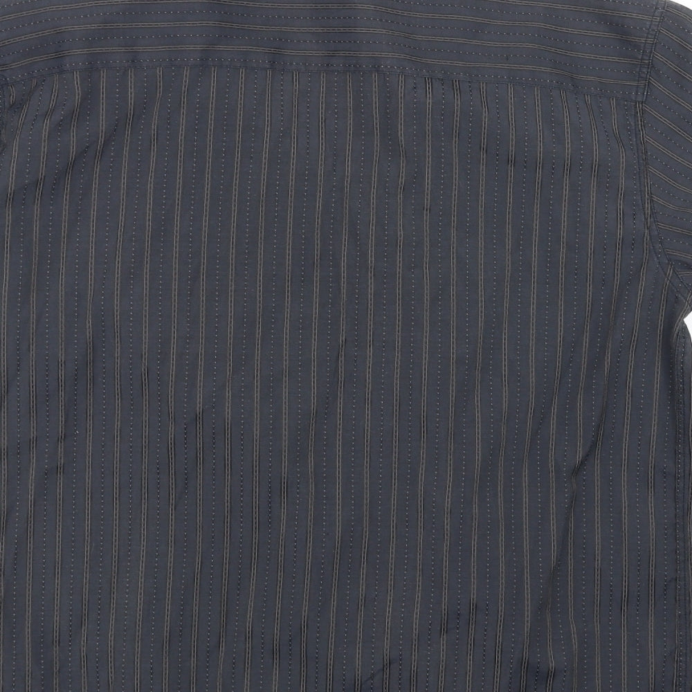 Urban Spirit Mens Blue    Dress Shirt Size M