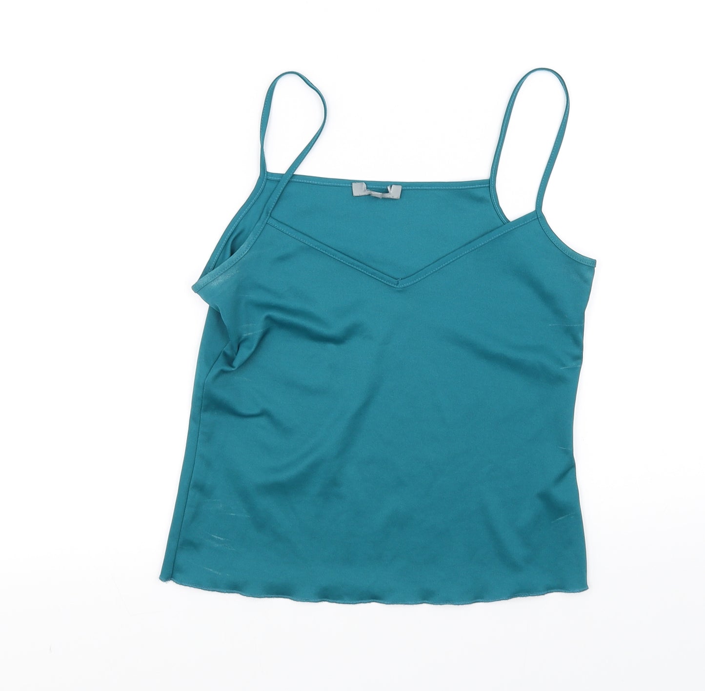 Preworn Womens Green   Basic T-Shirt Size 10