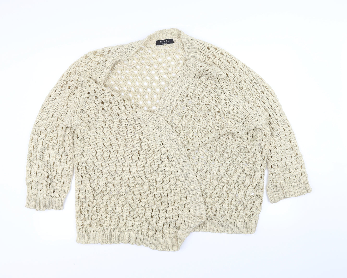 George Womens White   Cardigan Jumper Size 24