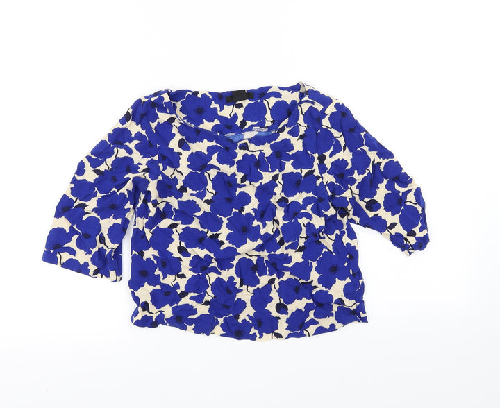H&M Womens Blue   Basic T-Shirt Size 4