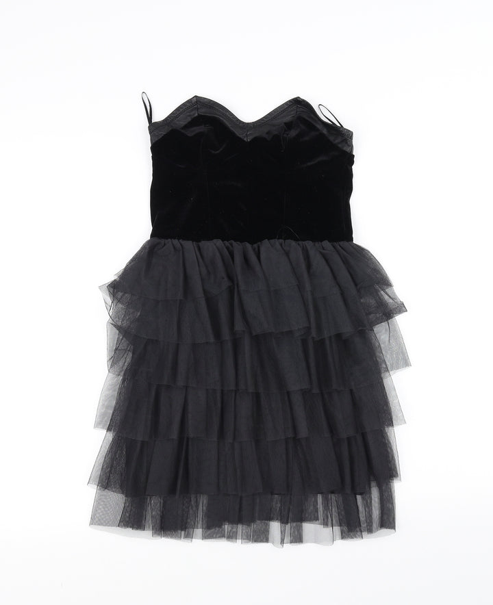 H&M Womens Black   A-Line  Size 6