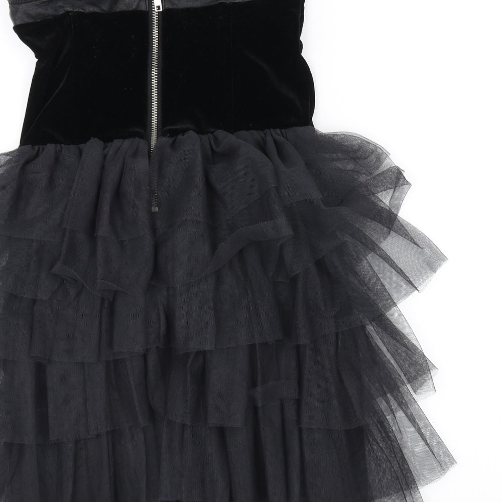 H&M Womens Black   A-Line  Size 6