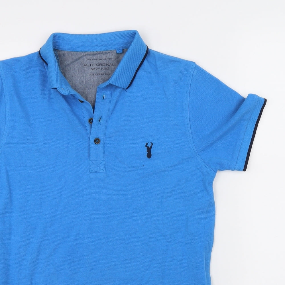 NEXT Boys Blue   Basic Polo Size 12 Years