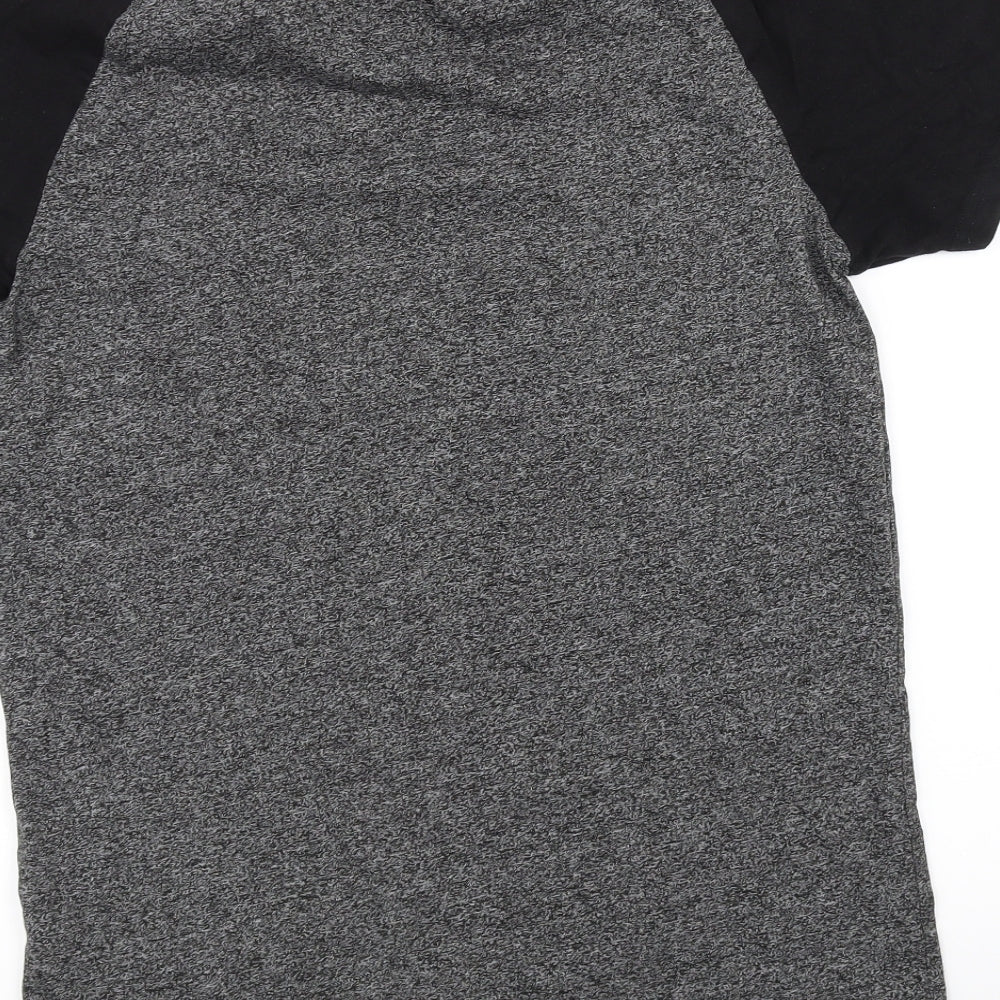 Easy Mens Grey    T-Shirt Size S