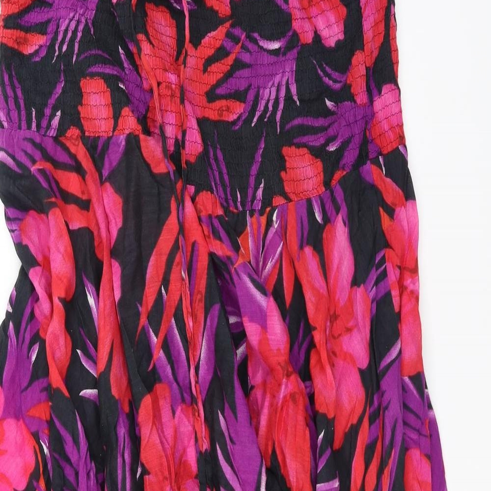 BHS Womens Red Floral  Fit & Flare  Size 22