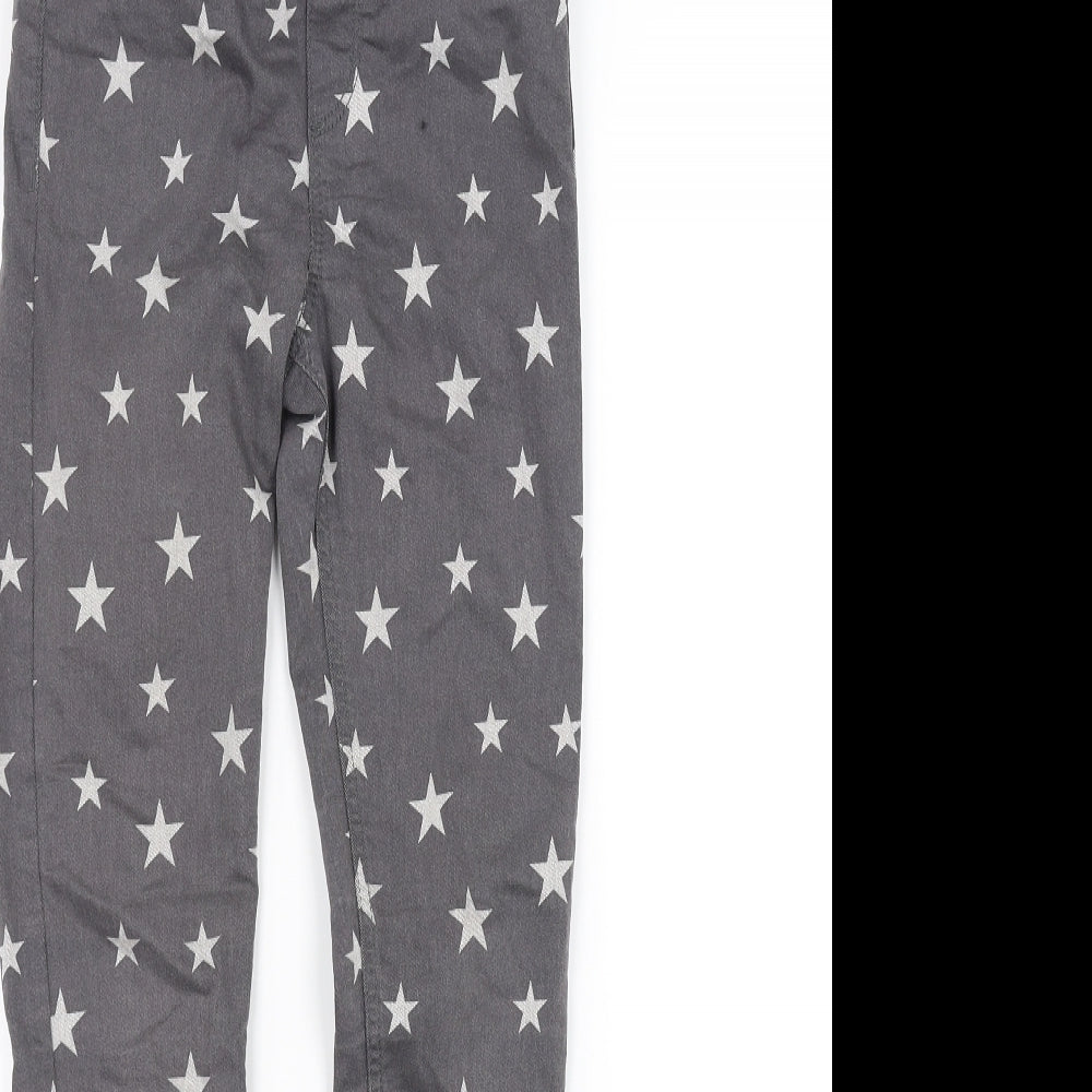 H&M Girls Grey   Skinny Jeans Size 9-10 Years