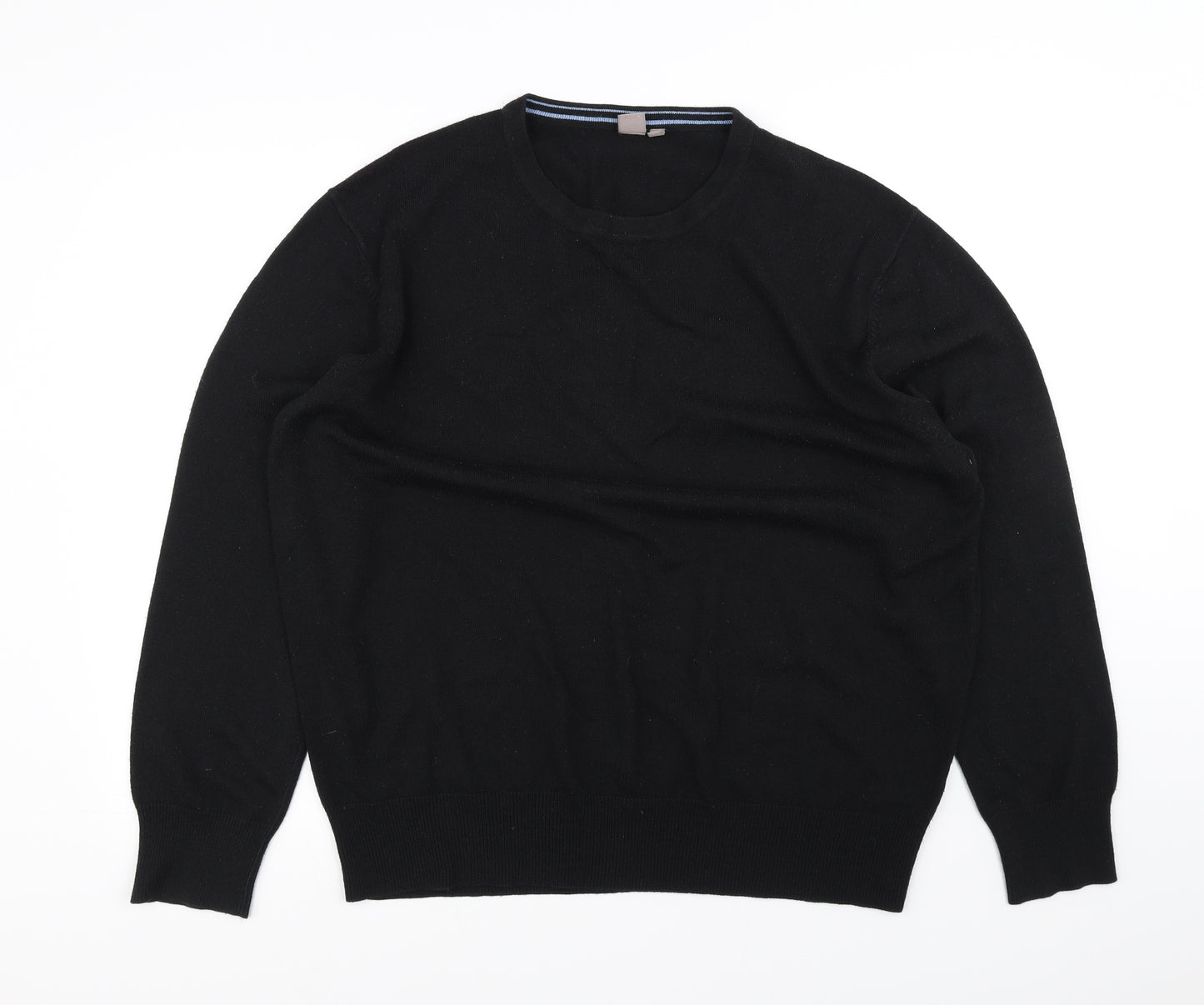 TU Mens Black   Pullover Jumper Size XL