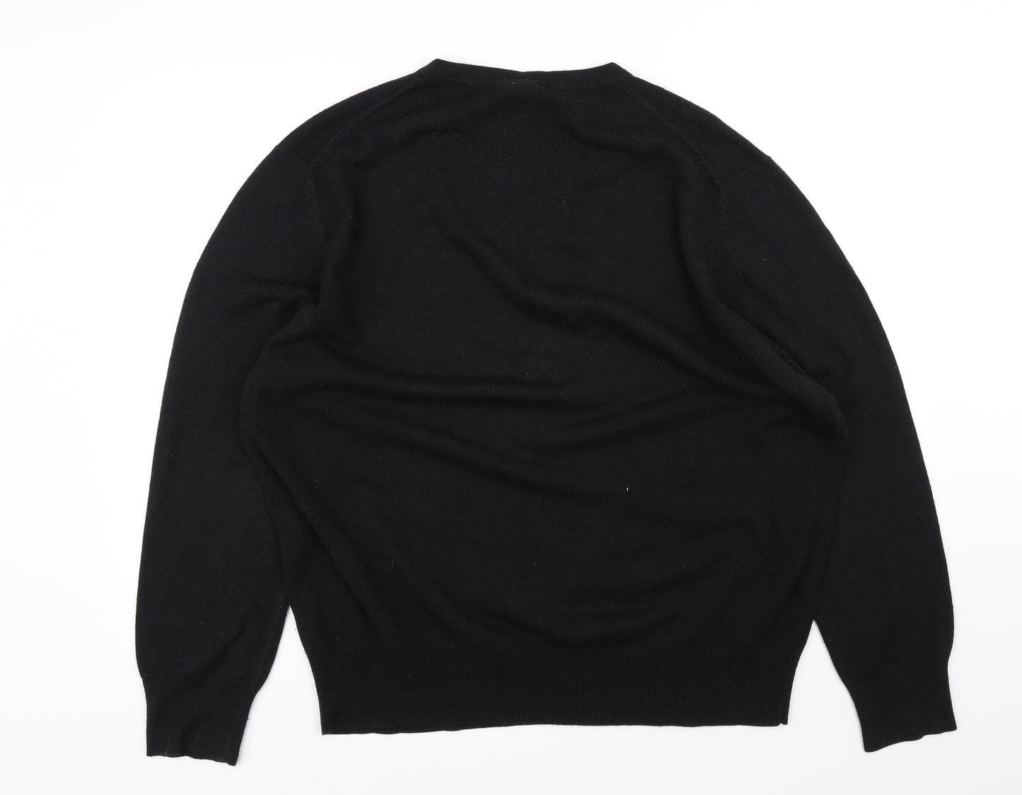 TU Mens Black   Pullover Jumper Size XL