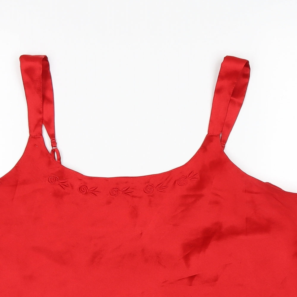 BHS Womens Red   Camisole Tank Size 16