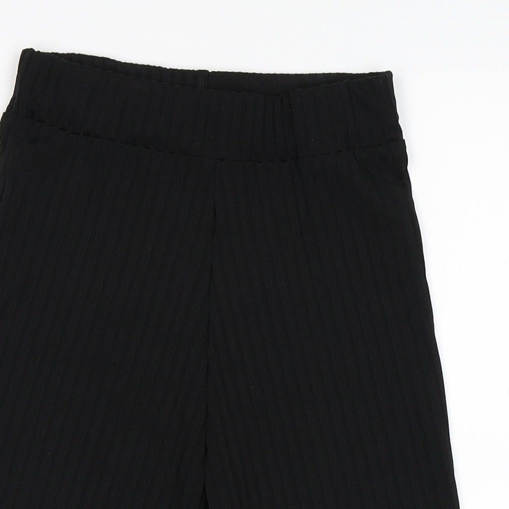 Boohoo Womens Black   Sweat Shorts Size 8