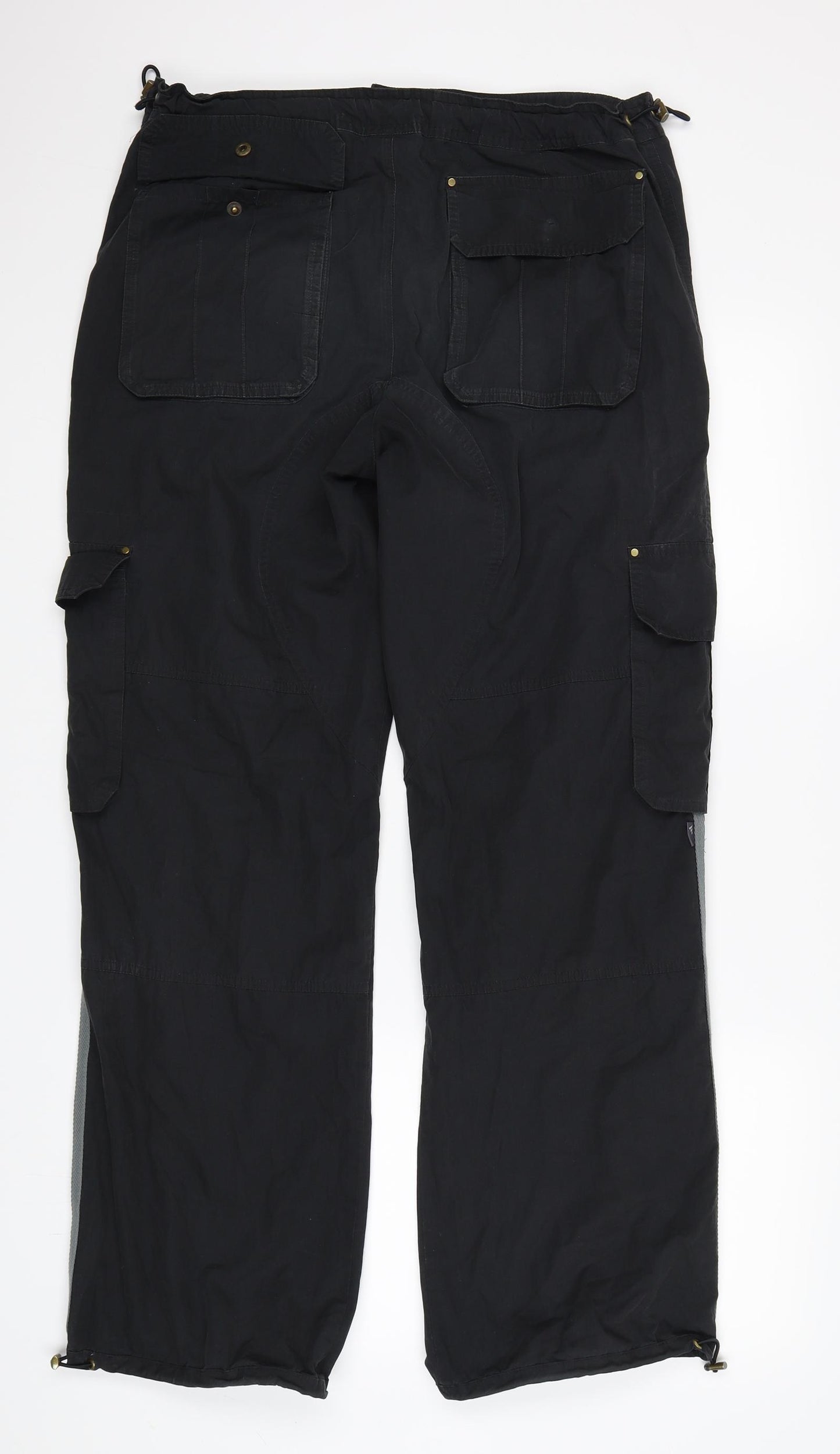adidas Mens Black   Cargo Trousers Size M L30 in