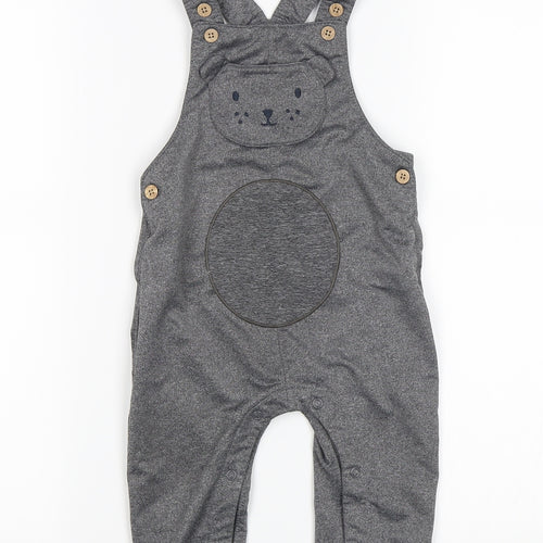 TU Baby Grey   Dungaree One-Piece Size 12-18 Months