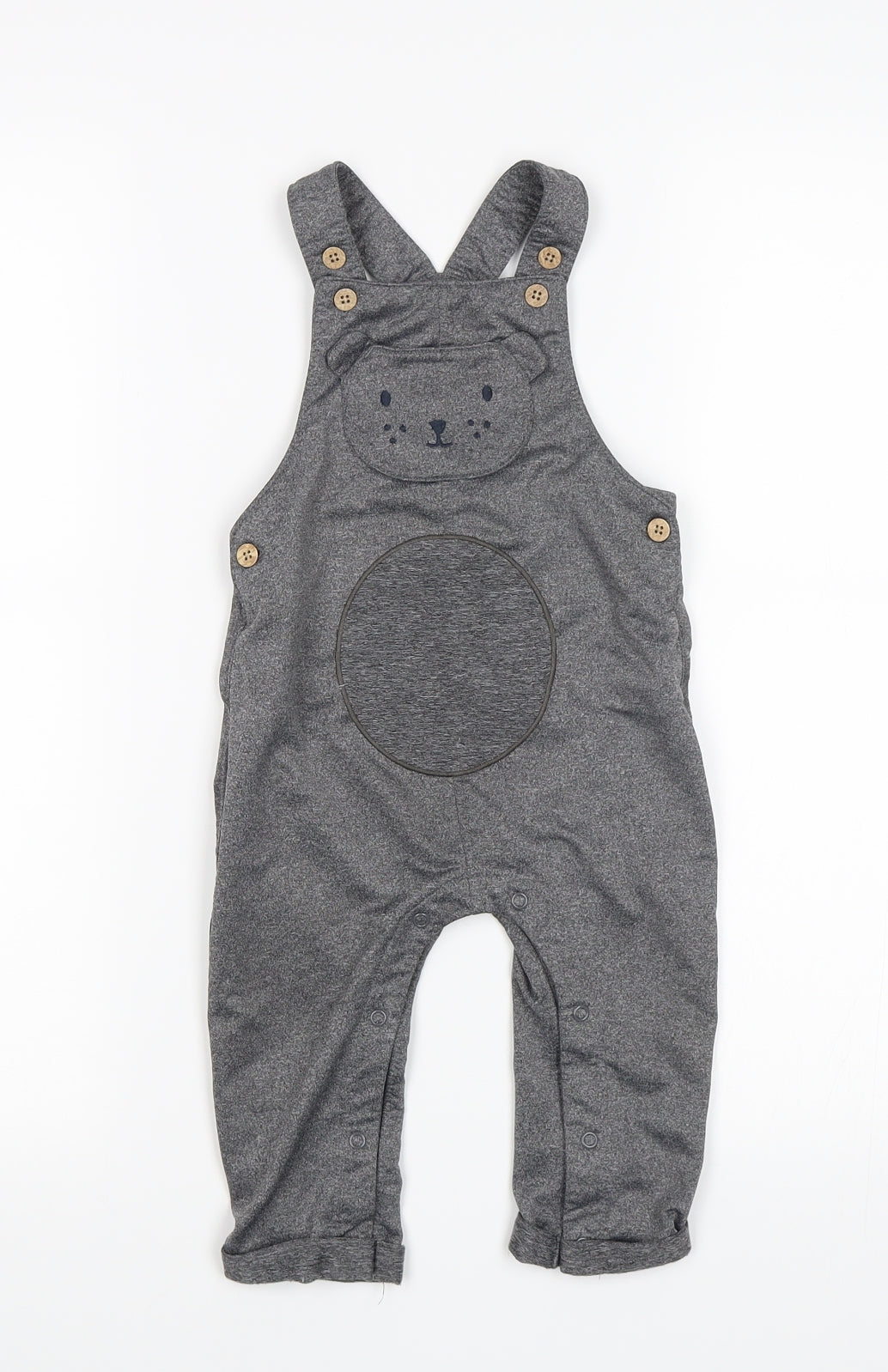 TU Baby Grey   Dungaree One-Piece Size 12-18 Months