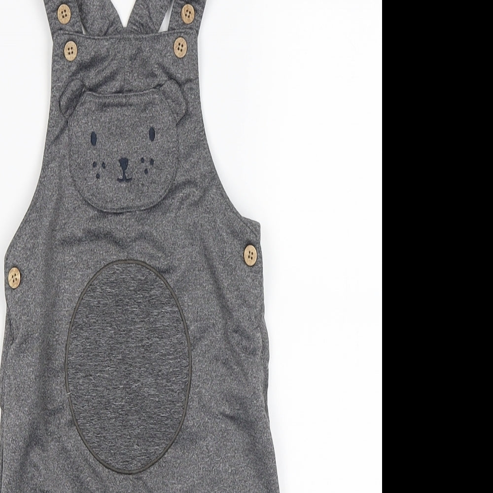 TU Baby Grey   Dungaree One-Piece Size 12-18 Months