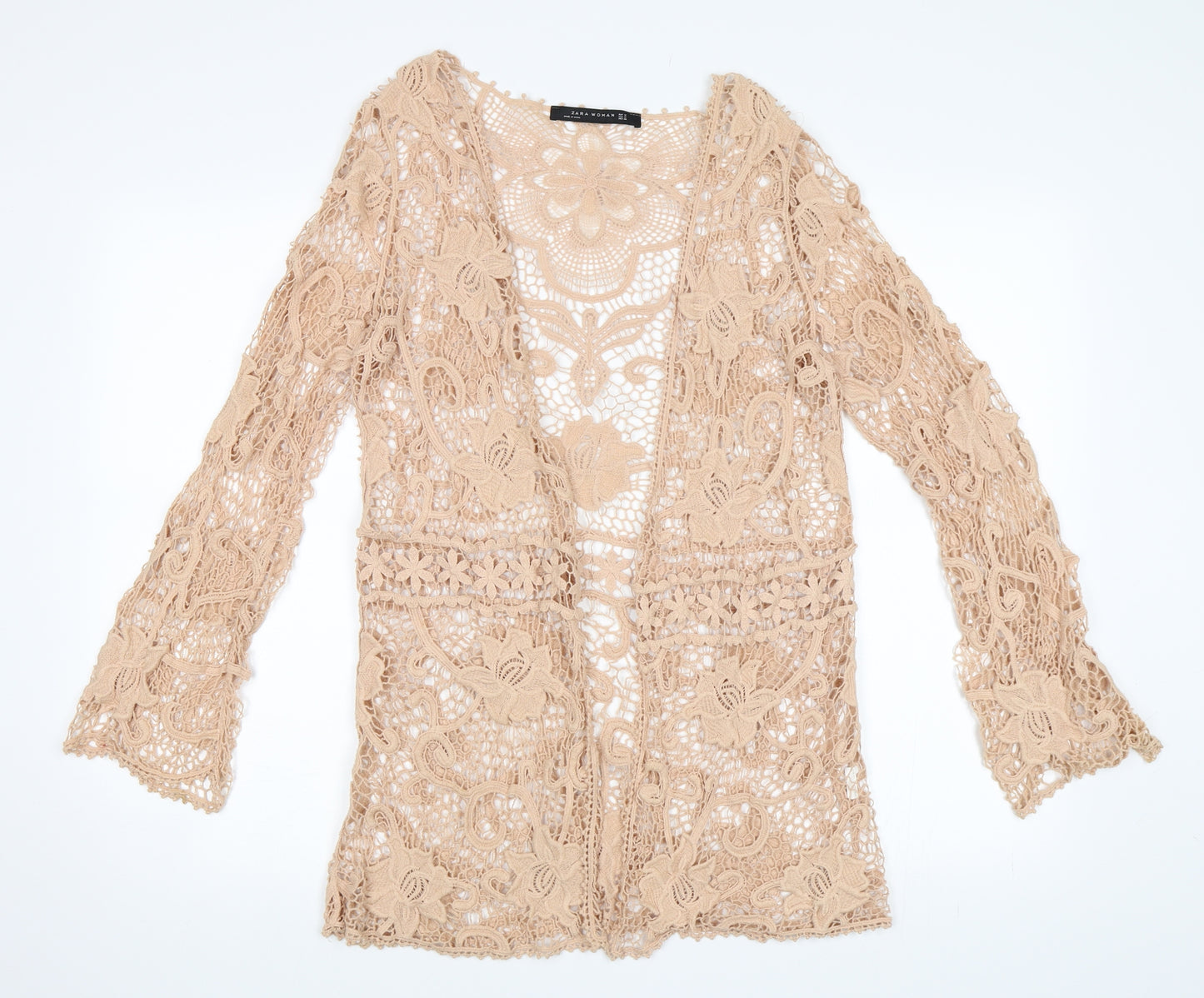 Zara Womens Pink   Cardigan Jumper Size M