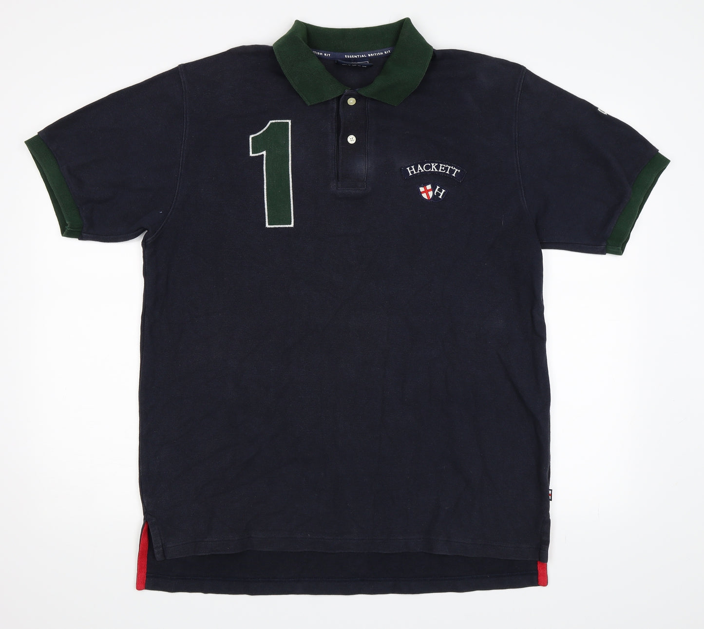 Hackett Mens Blue    Polo Size L