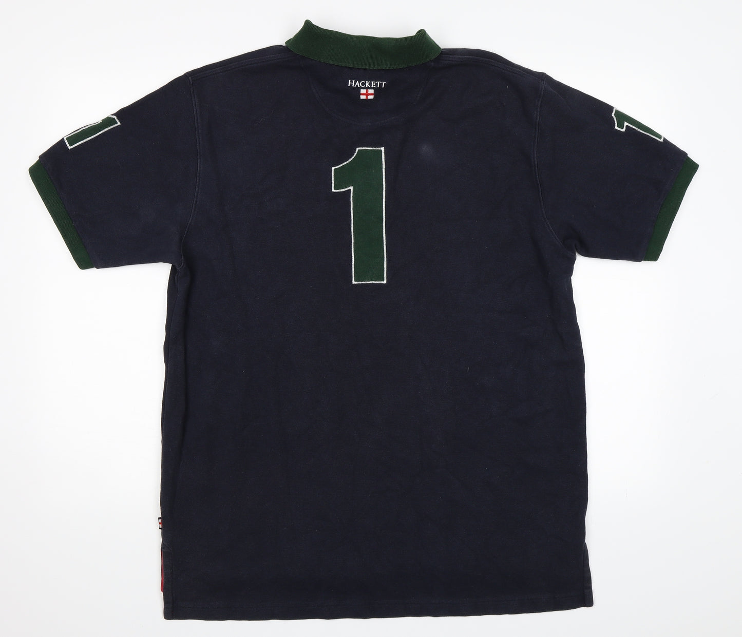 Hackett Mens Blue    Polo Size L