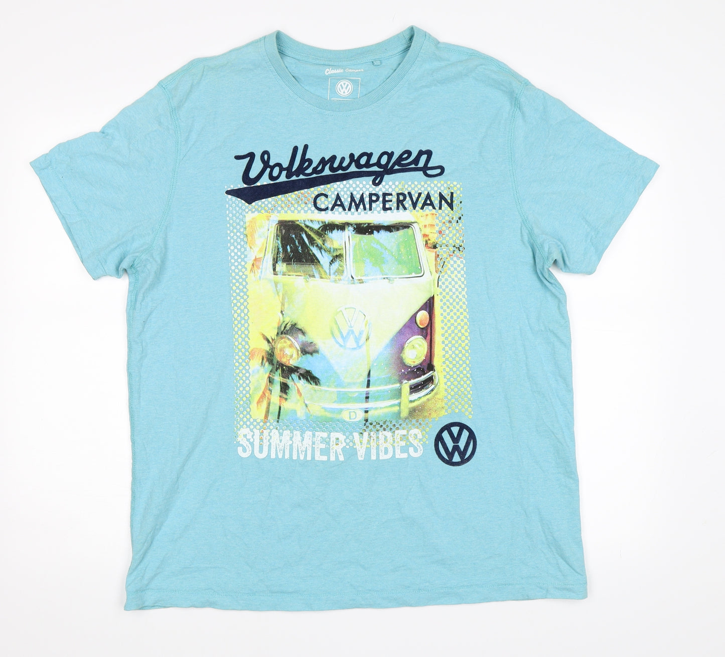 Volkswagon Mens Blue    T-Shirt Size L