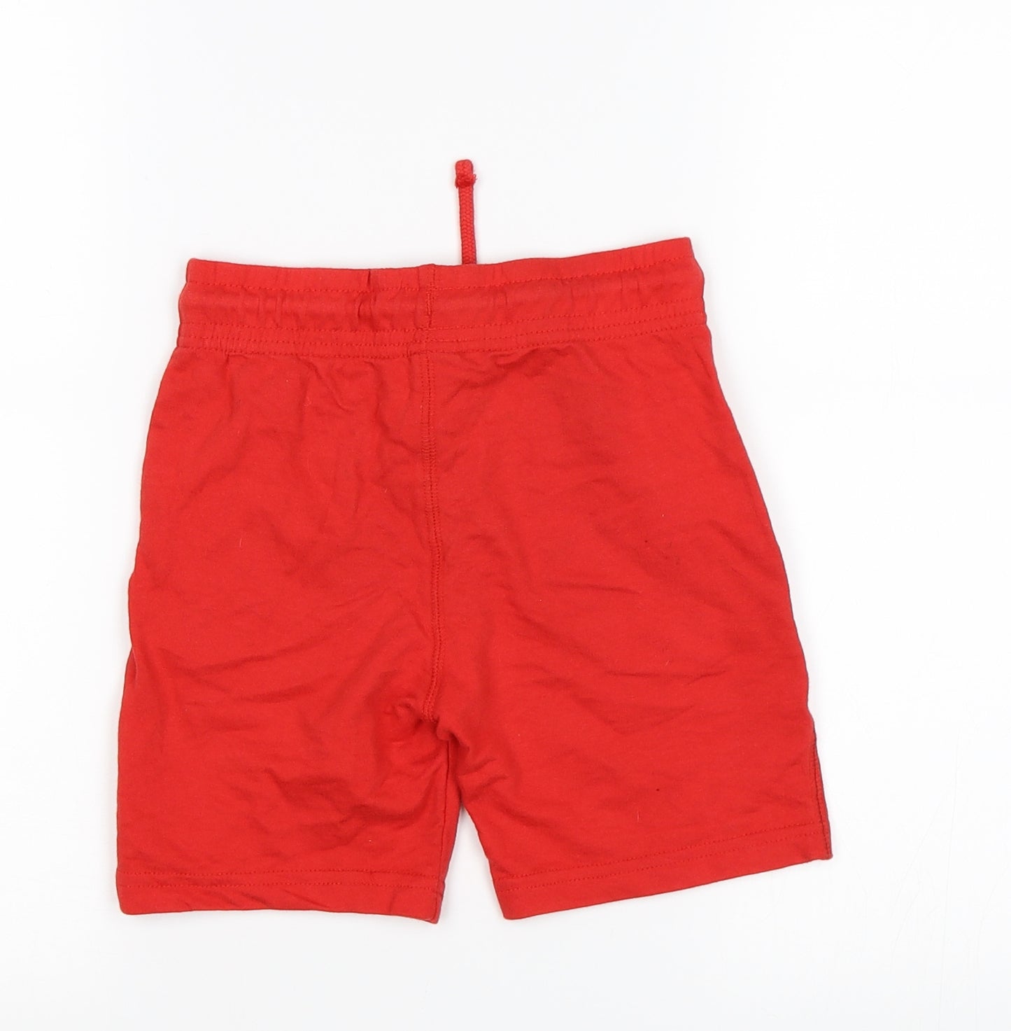 F&F Boys Red   Sweat Shorts Size 4-5 Years