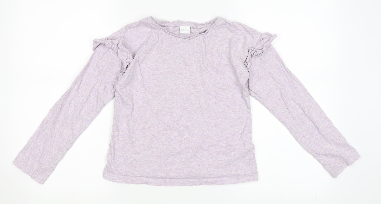 NEXT Girls Purple   Basic T-Shirt Size 10 Years