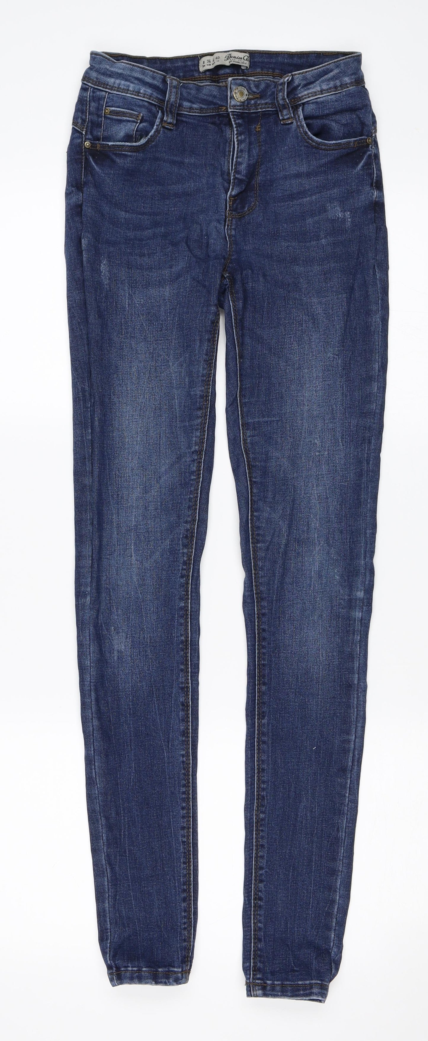 Primark Womens Blue   Skinny Jeans Size 8 L30 in