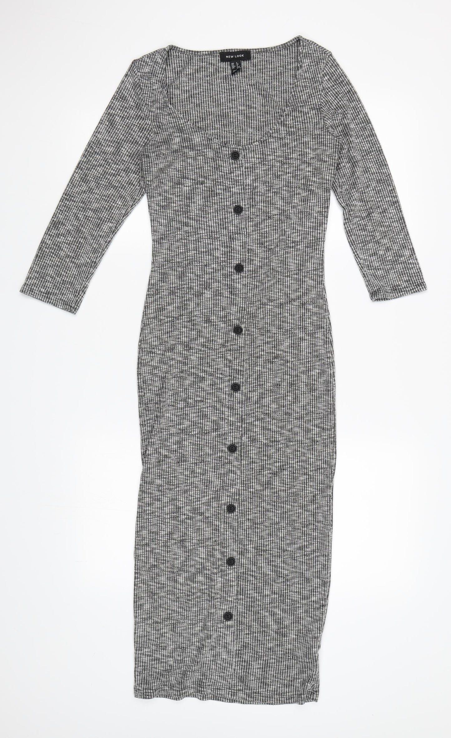 Newlook Womens Grey   Bodycon  Size 8
