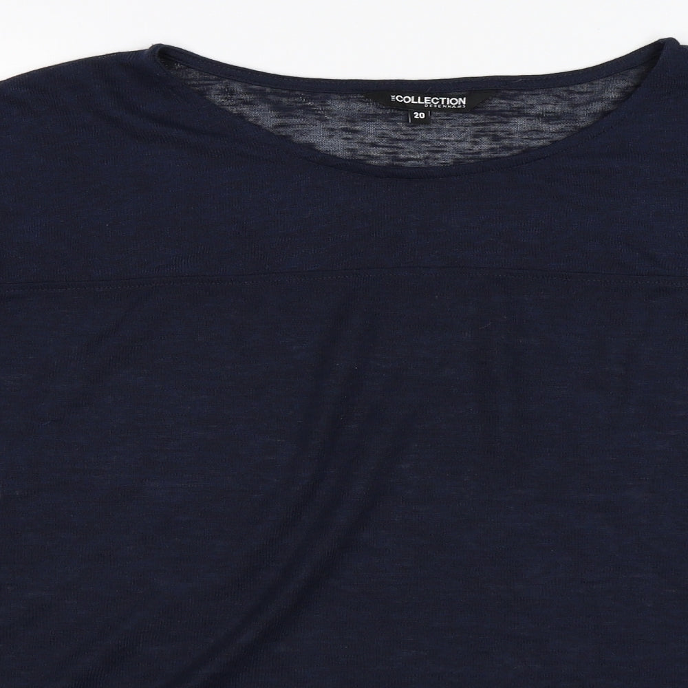 Debenhams Womens Blue   Basic T-Shirt Size 20