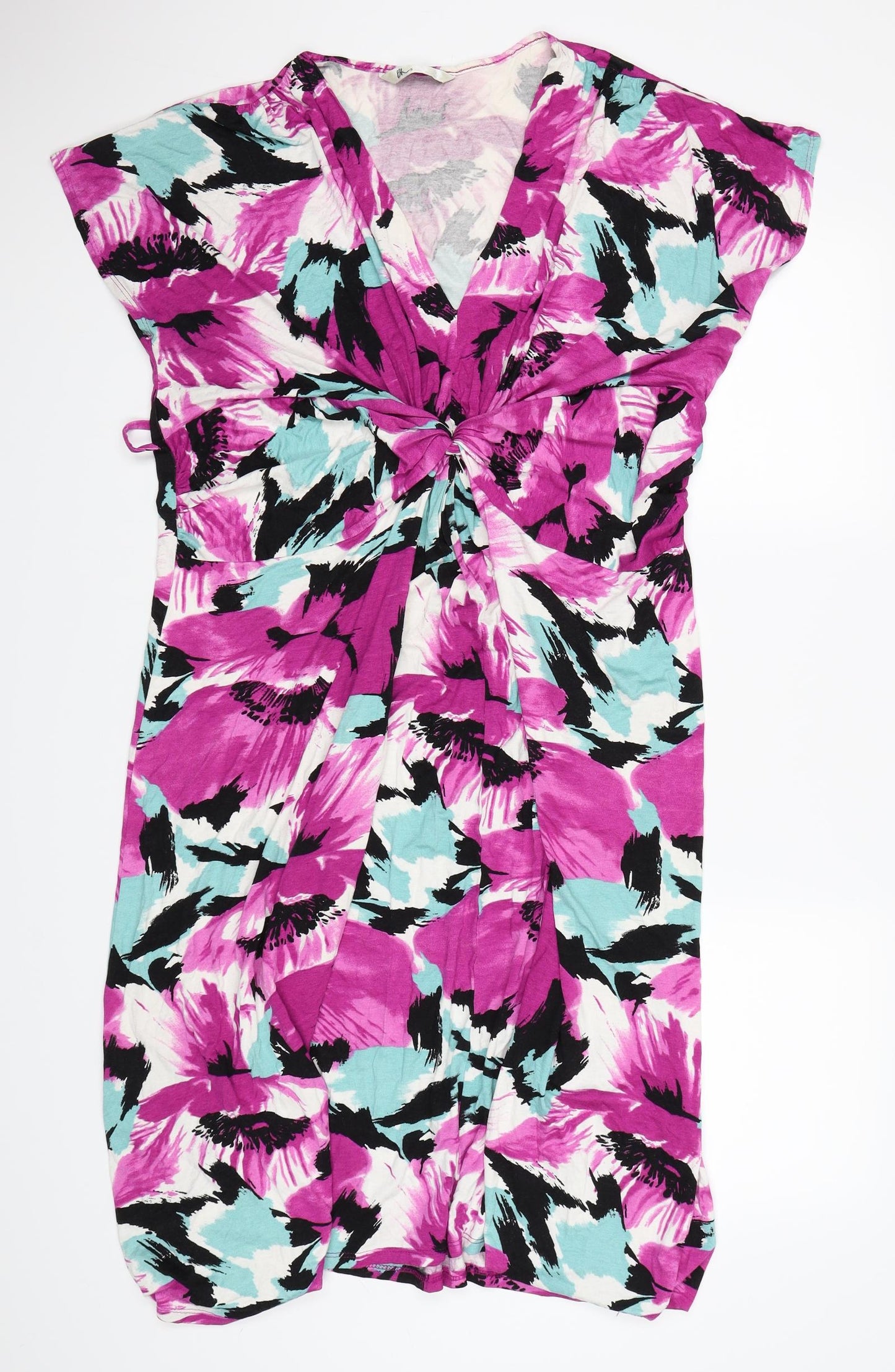 BHS Womens Purple Floral  Maxi  Size 22