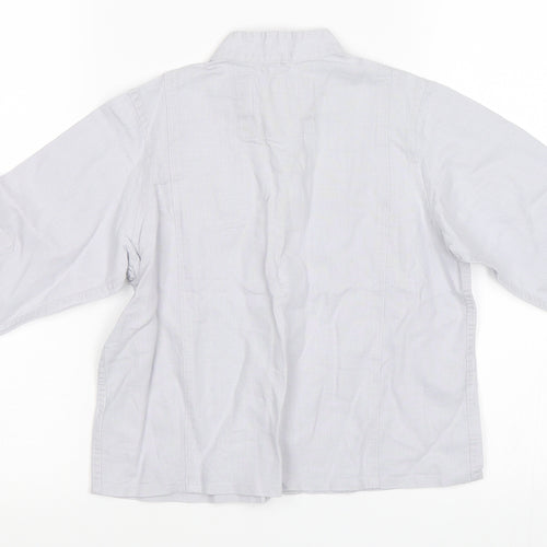 NEXT Boys Grey   Basic Button-Up Size 3 Years
