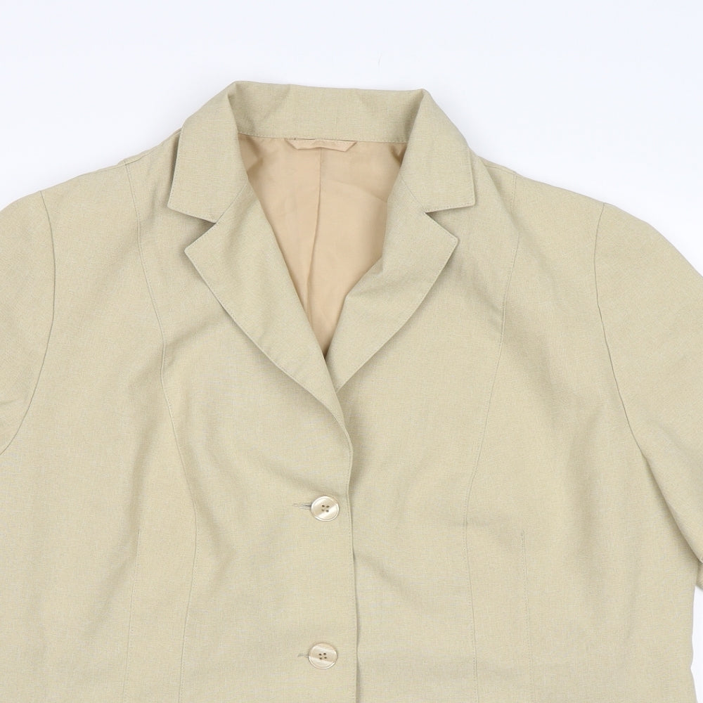 essence Womens Beige   Jacket Blazer Size 22