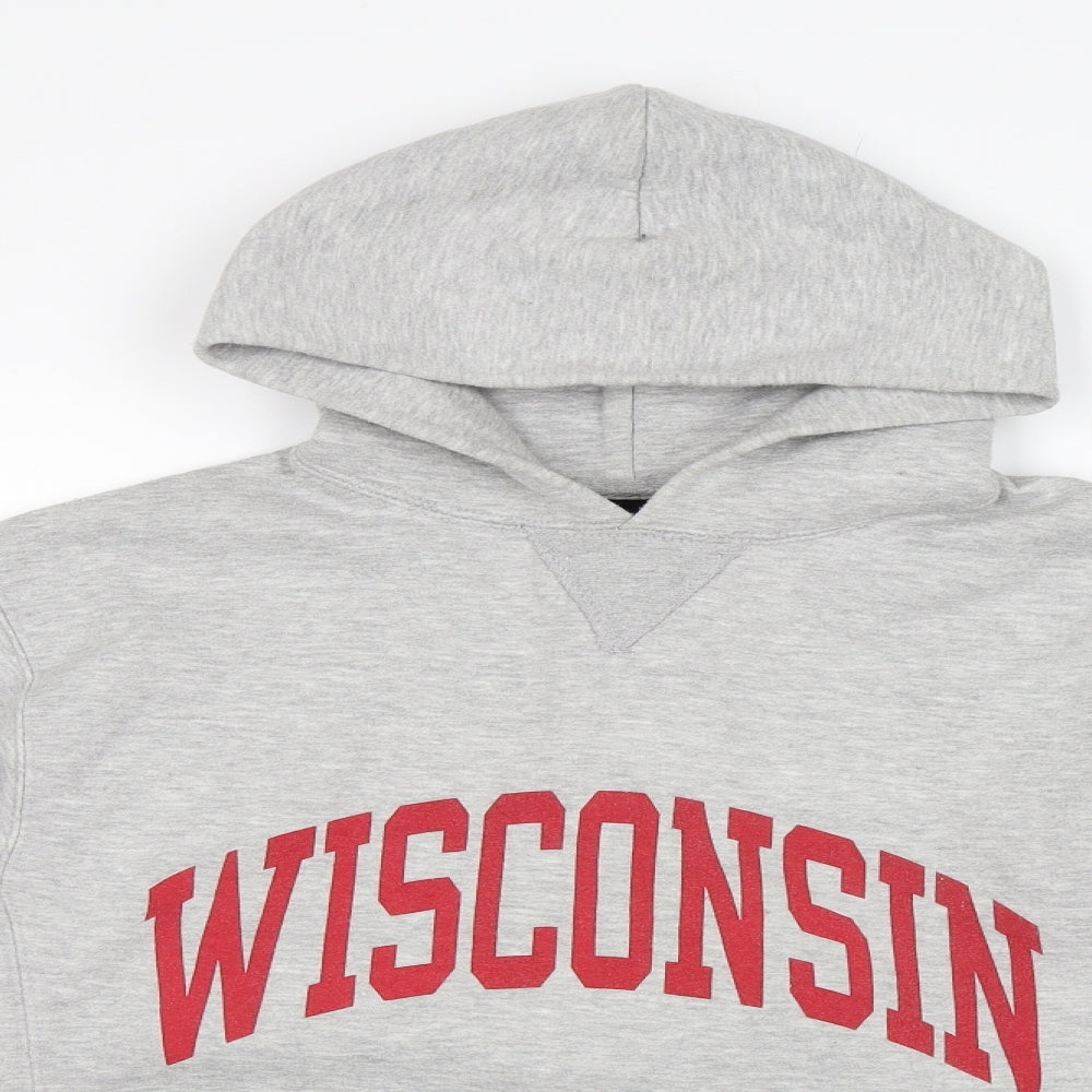 Signature Mens Grey   Pullover Hoodie Size S