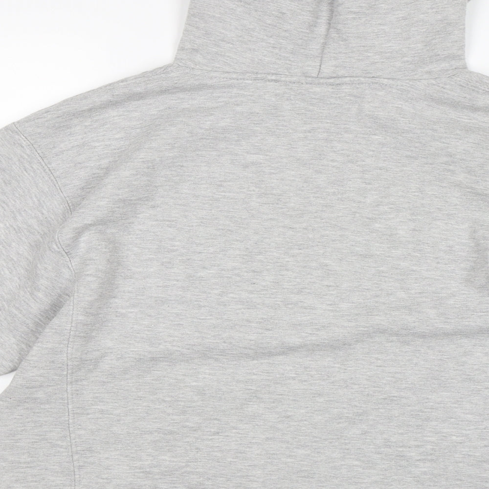 Signature Mens Grey   Pullover Hoodie Size S