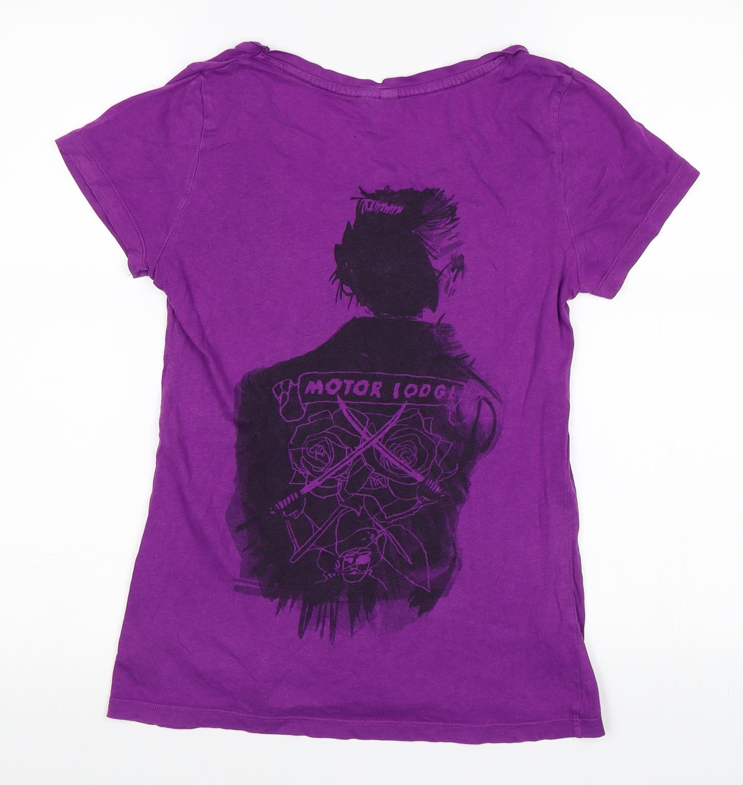 H&M  Womens Purple   Basic T-Shirt Size 8