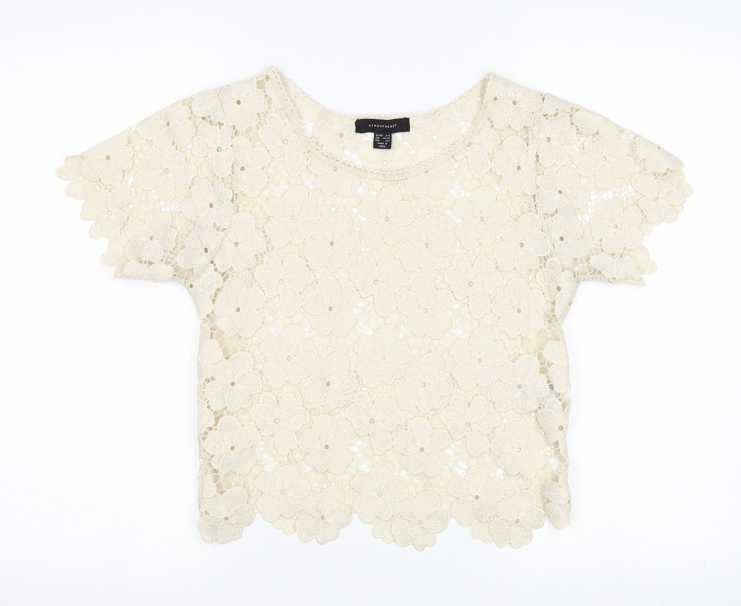 Primark Womens Beige   Basic T-Shirt Size 6