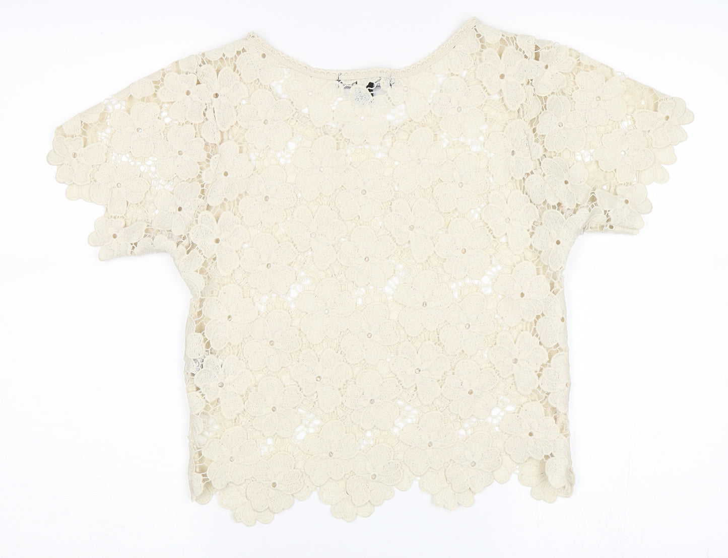 Primark Womens Beige   Basic T-Shirt Size 6