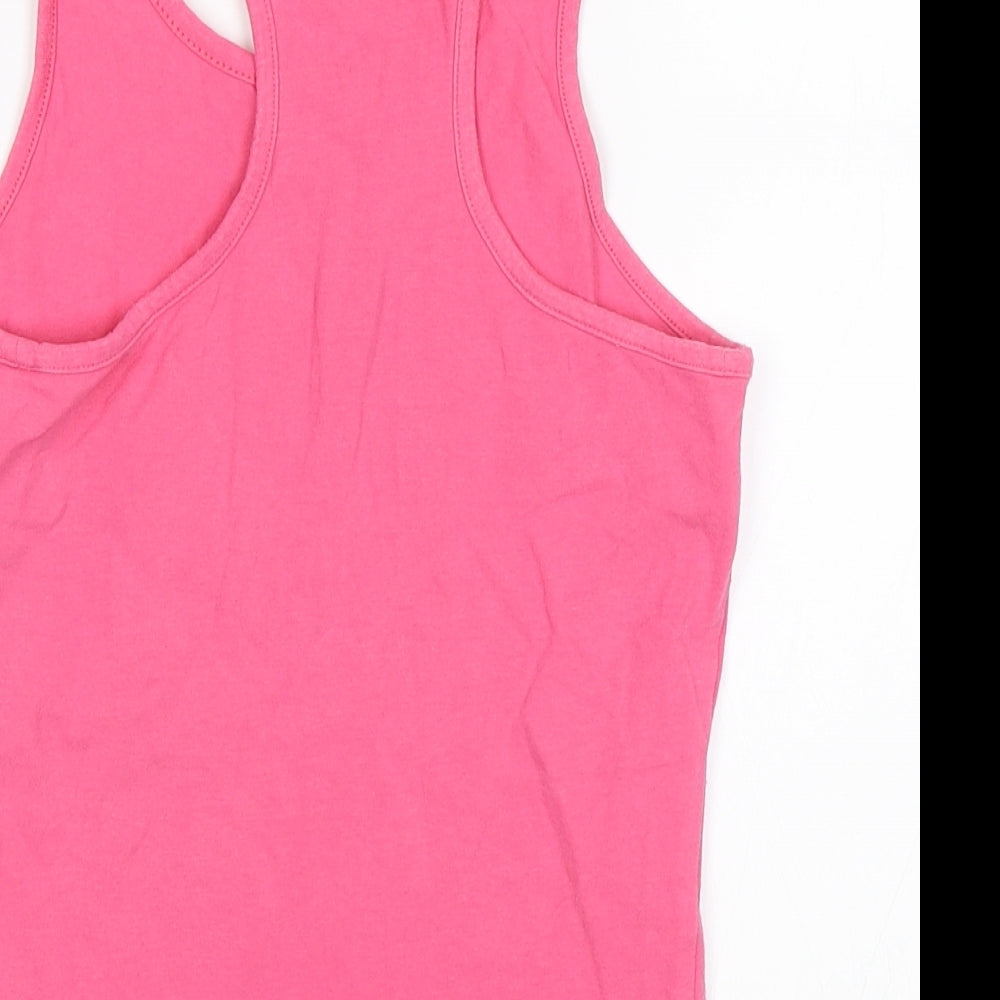 adidas Womens Pink   Basic Tank Size 8
