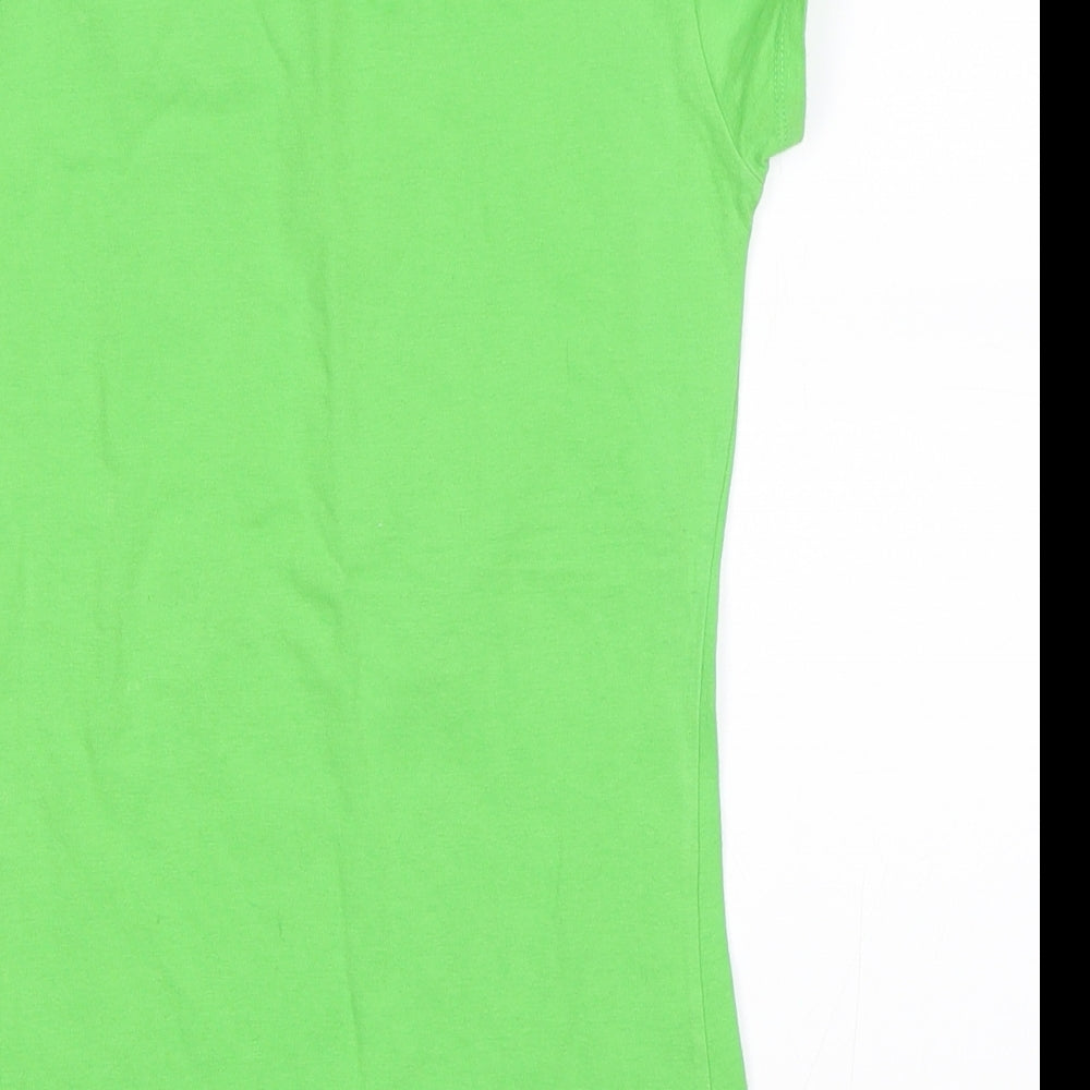Gio & Goi Womens Green   Basic T-Shirt Size XS