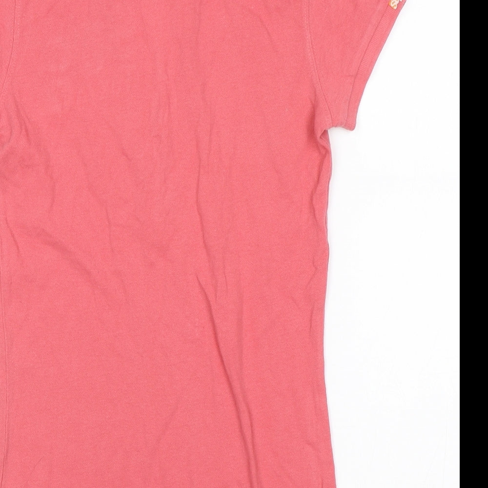 Super Dry Womens Pink   Basic Polo Size S