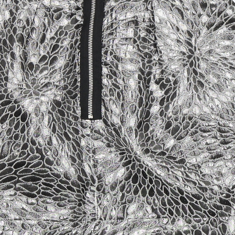 Rare Womens Black Floral  Mini Skirt Size 6