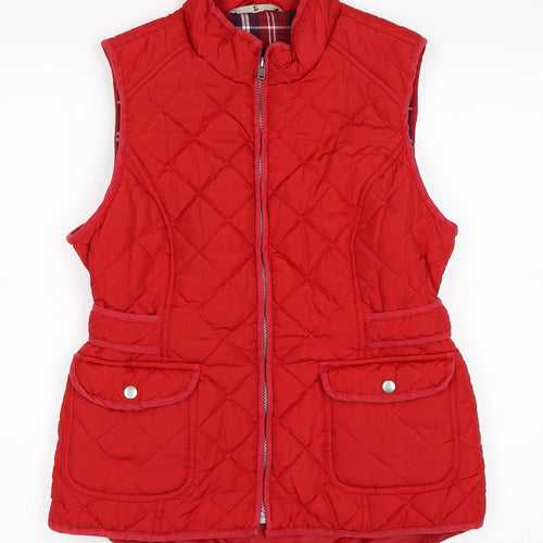 TU Womens Red   Gilet Waistcoat Size 12
