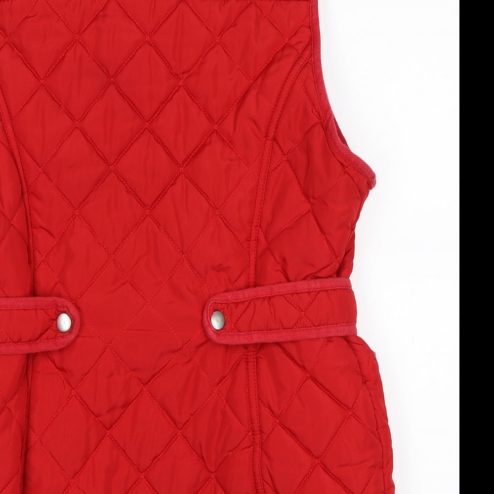 TU Womens Red   Gilet Waistcoat Size 12